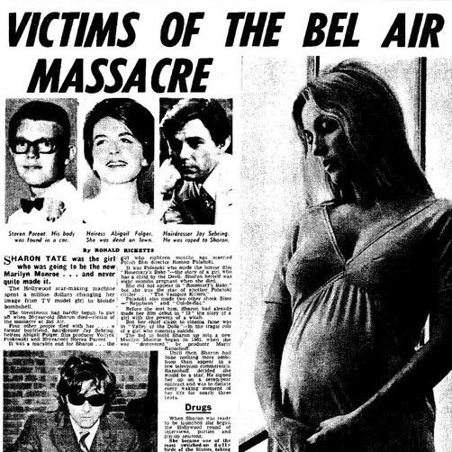 Sharon Tate and her friends Murdered By Charles Manson family (News)