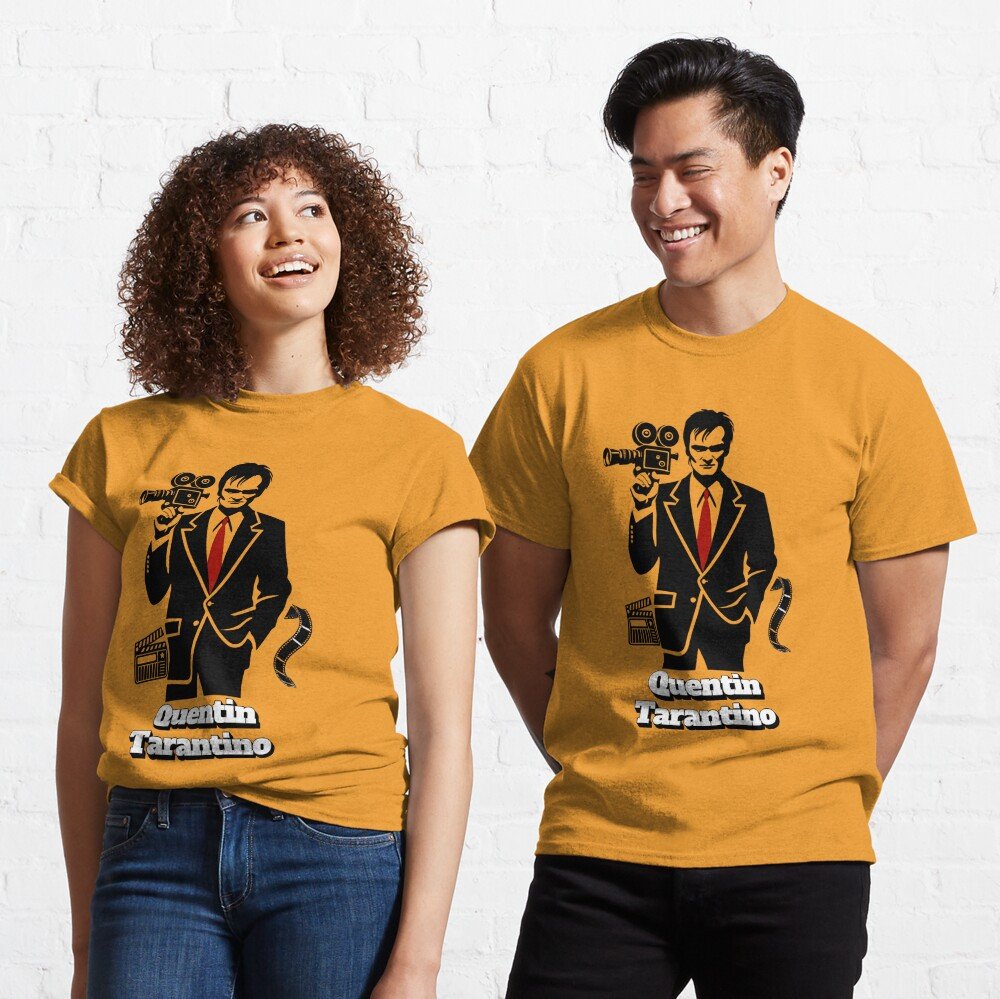 Quentin Tarantino T-shirt on Redbubble