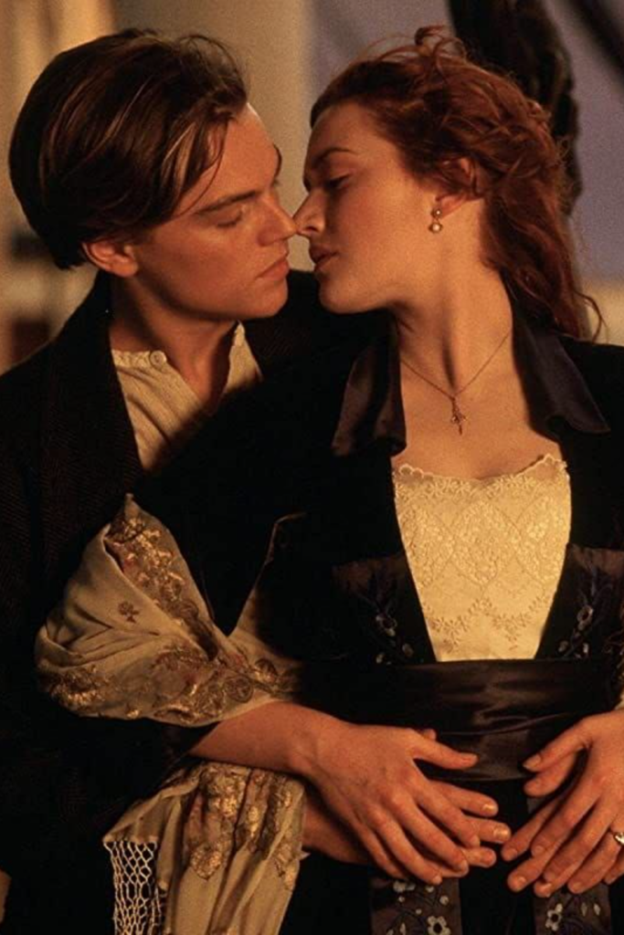 Titanic (1997) – Leonardo DiCaprio and Kate Winslet Hollywood romantic tragedy.
