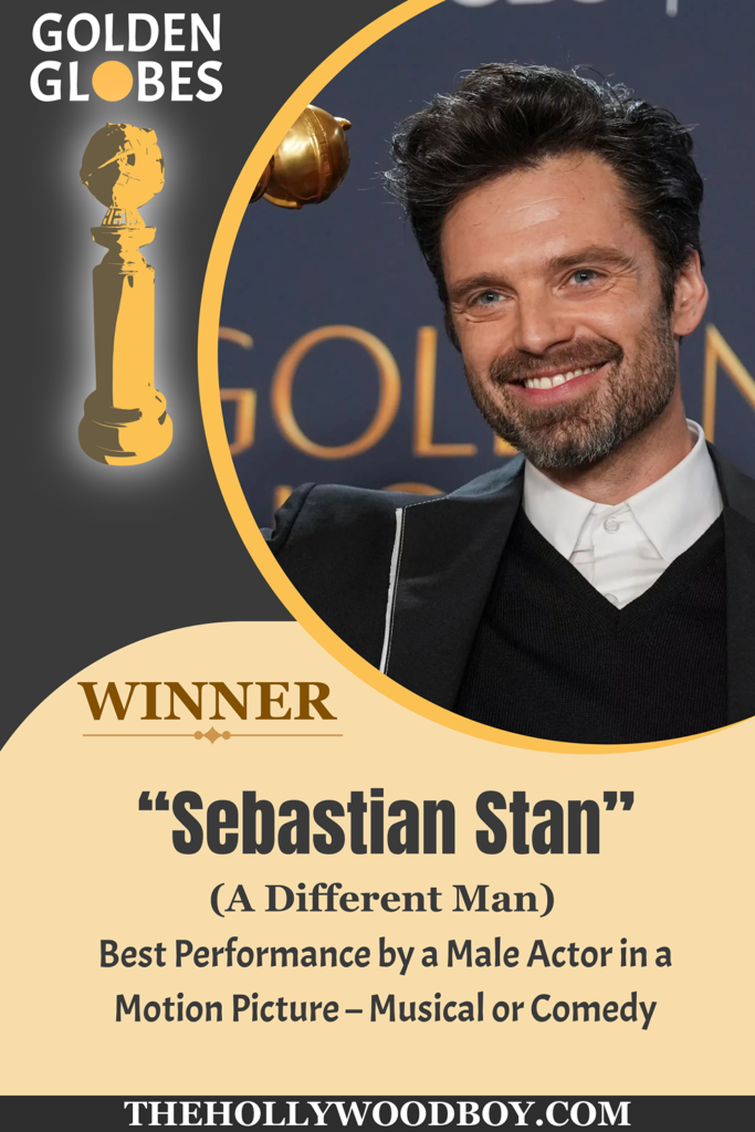 golden globes awards 2025 winner "Sebastian Stan" (A Different Man)