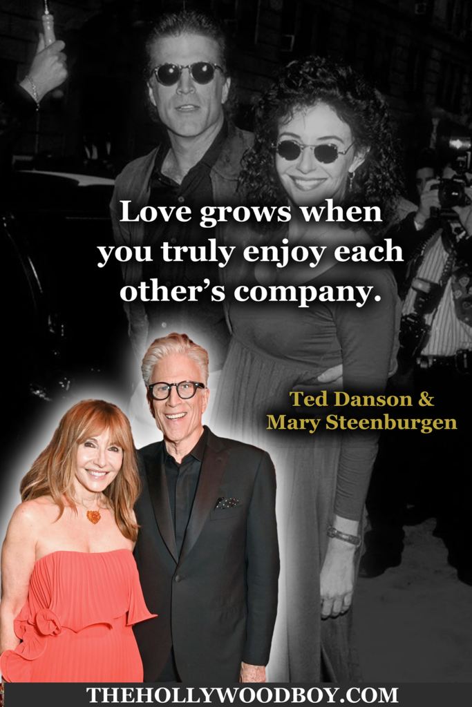 Ted Danson Mary Steenburgen marriage longevity advice